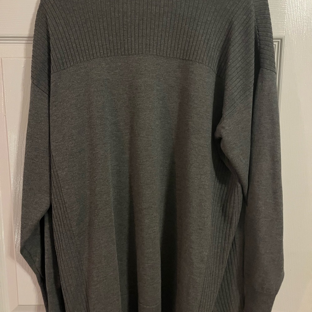 Time and Tru Women's set of Cardigans- one gray and one army green - Picture 3 of 8